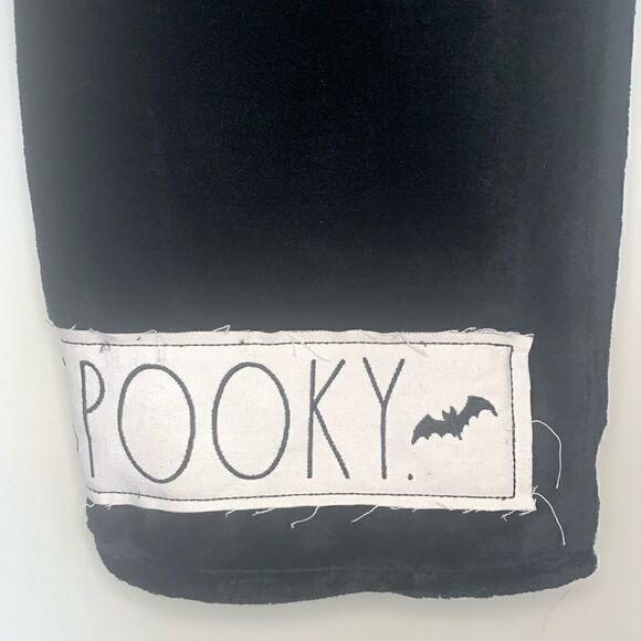 Rae Dunn Spooky Halloween Throw Blanket - Picture 6 of 6